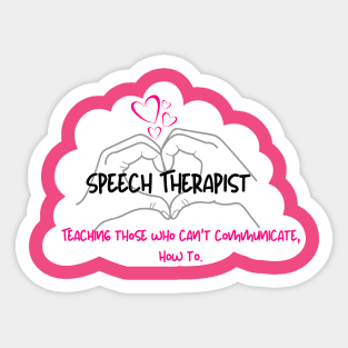 Speech Therapist Sticker